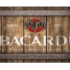 Wandplaat Bacardi Wood Barrel Logo | Nostalgic Art