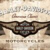 Wandplaat Harley Davidson American Classic | Nostalgic Art