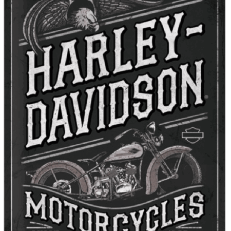Wandplaat Harley Davidson Motorcycles Eagle | Nostalgic Art