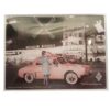 Wandplaat Renault Dauphine Moulin Rouge | Nostalgic Art