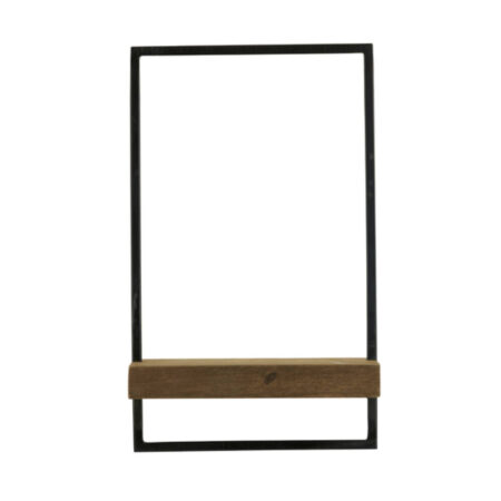 Wandplank Maddison hout donker bruin XS |