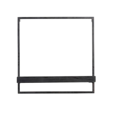 Wandplank Maddison hout mat zwart S |