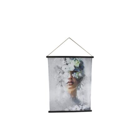Wandversiering Vrouw doek 76x97cm | CosyDecor