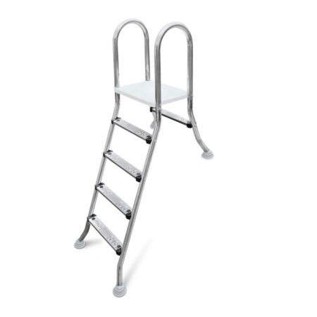 W'eau A-frame RVS zwembadtrap 1 + 4 treden - AISI 304 | W'eau