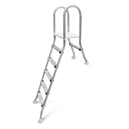 W'eau A-frame RVS zwembadtrap 1 + 5 treden - AISI 304 | W'eau