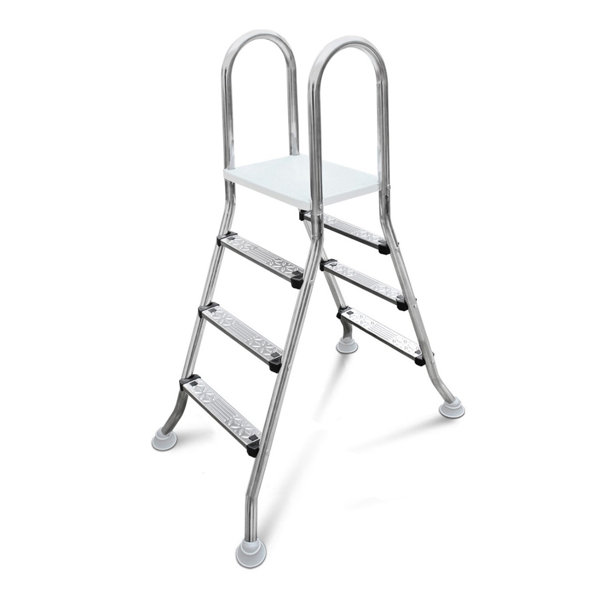 W'eau A-frame RVS zwembadtrap 2 x 3 treden - AISI 304 | W'eau