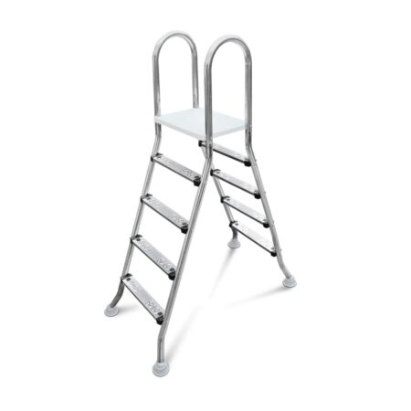 W'eau A-frame RVS zwembadtrap 2 x 4 treden - AISI 304 | W'eau
