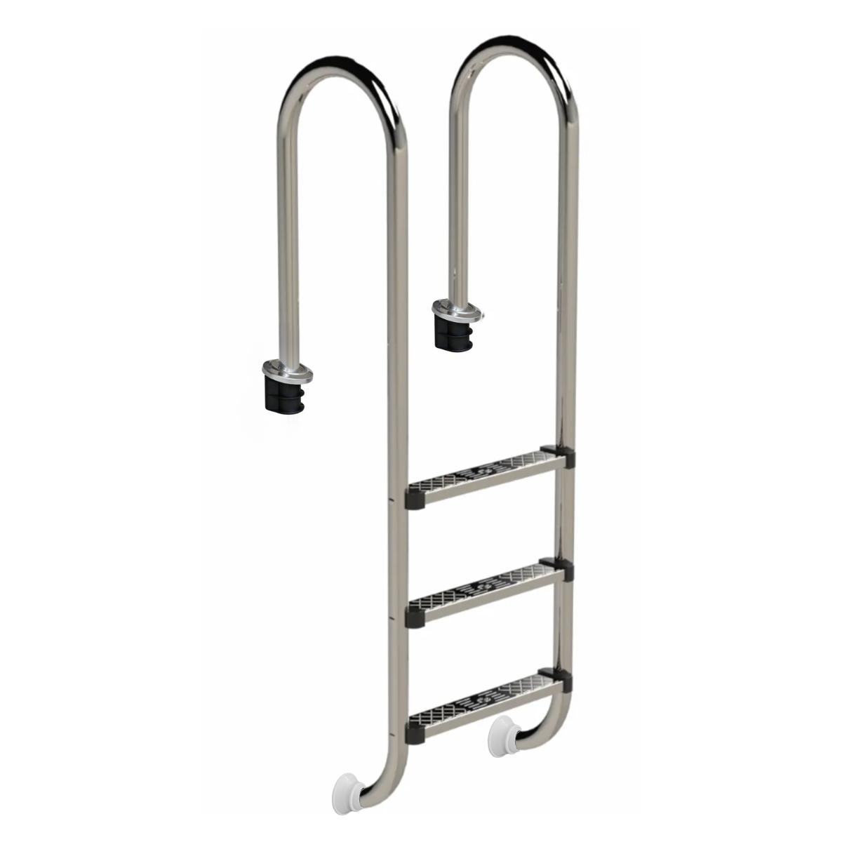 W'eau Muro RVS zwembadtrap 3 treden - AISI 304 | W'eau