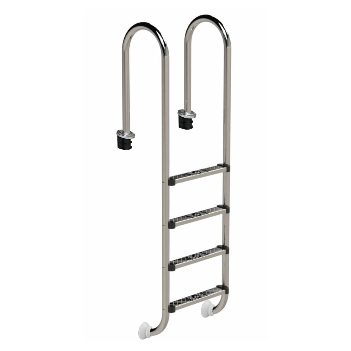 W'eau Muro RVS zwembadtrap 4 treden - AISI 304 | W'eau