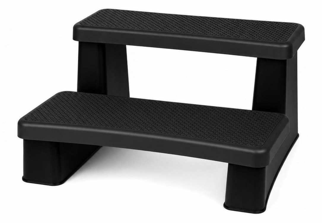 W'eau mini spa trap - Zwart | W'eau