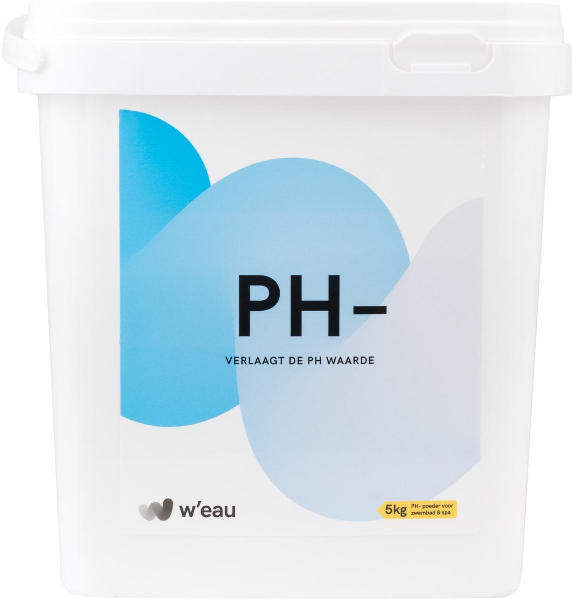 W'eau pH minus poeder - 5 kg | W'eau