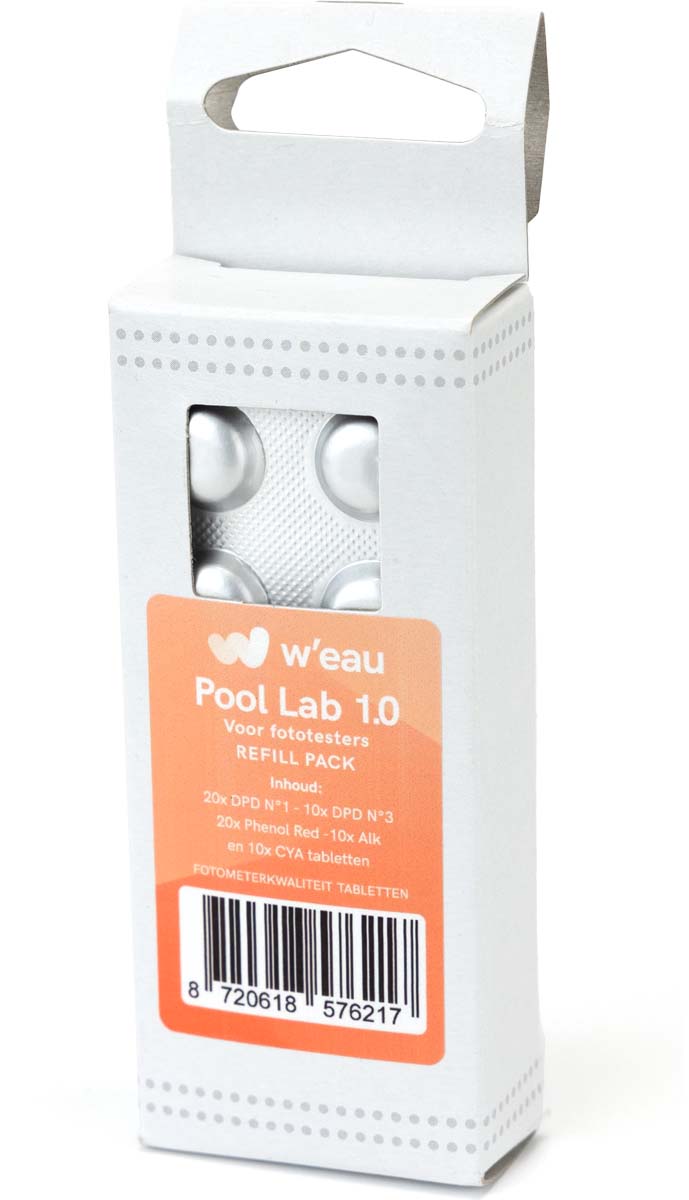 W'eau refill pack voor PoolLab - 60 stuks | W'eau