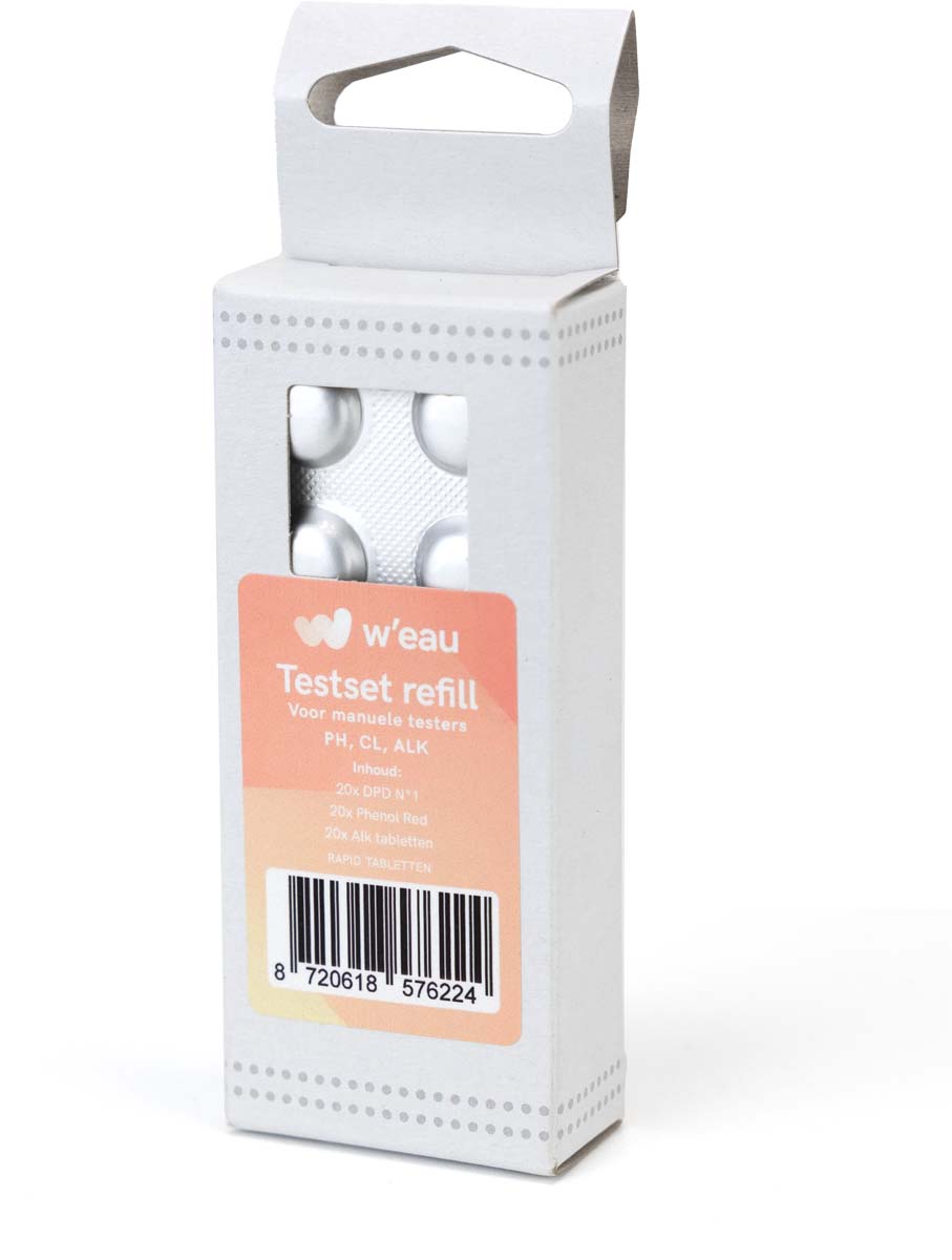 W'eau refill pack voor manuele tester (Chloor