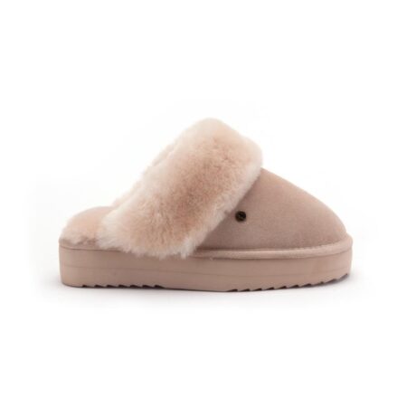Warmbat - Flurry Suède Plateau Sloffen Dames | Warmbat