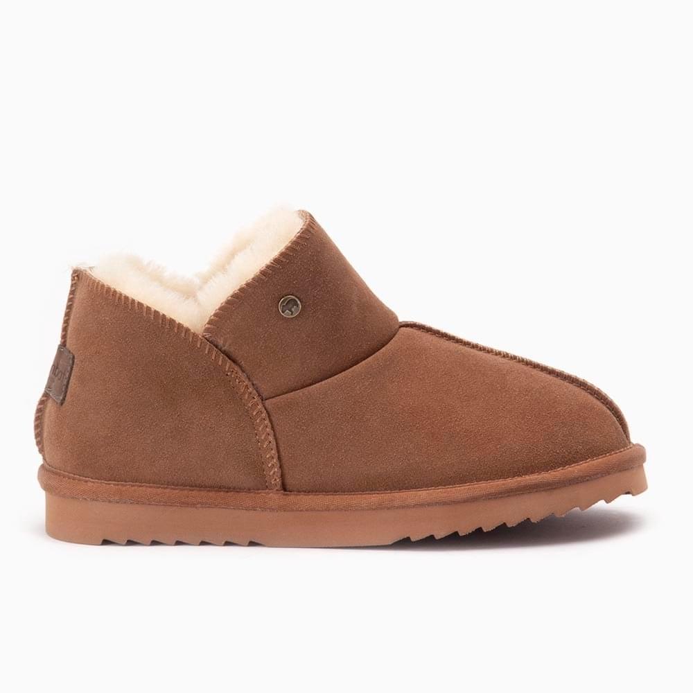 Warmbat - Willow Suède Pantoffels Dames | Warmbat