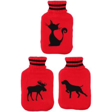 Warmwaterkruik met gebreiden hoes 2L | LifeTime