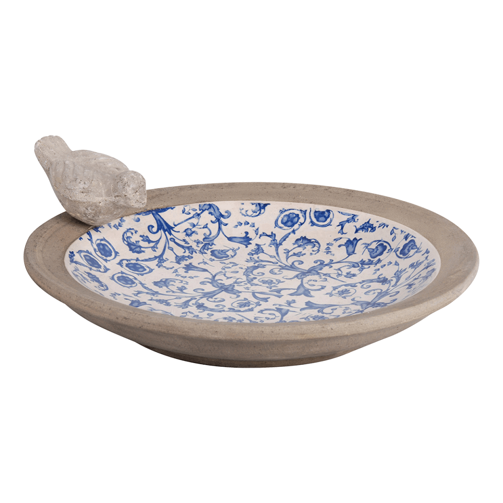 Wasbak met vogel bl. / Esschert Design | Esschert Design