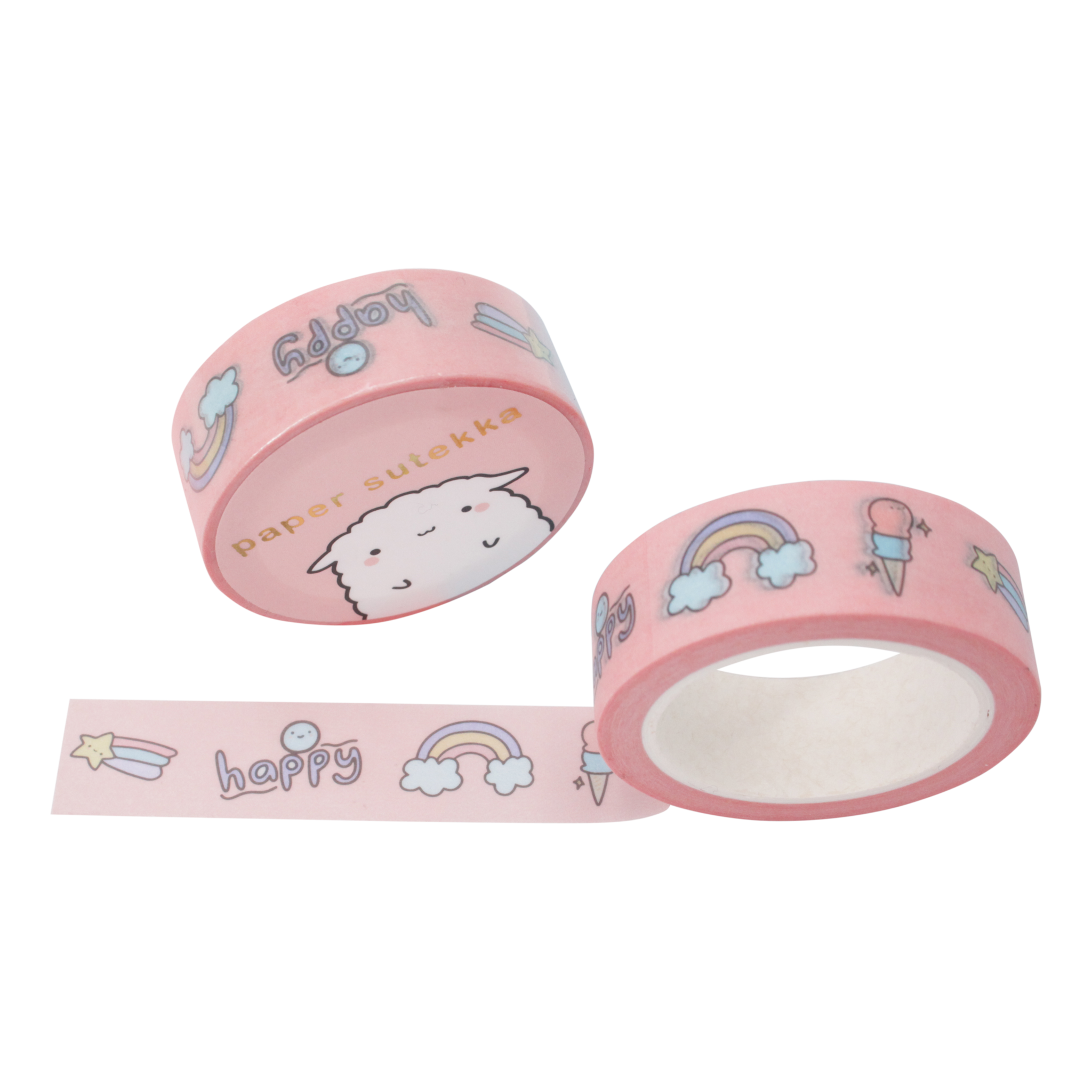 Washi Tape Doodles Happy - Paper Sutekka | Paper Sutekka