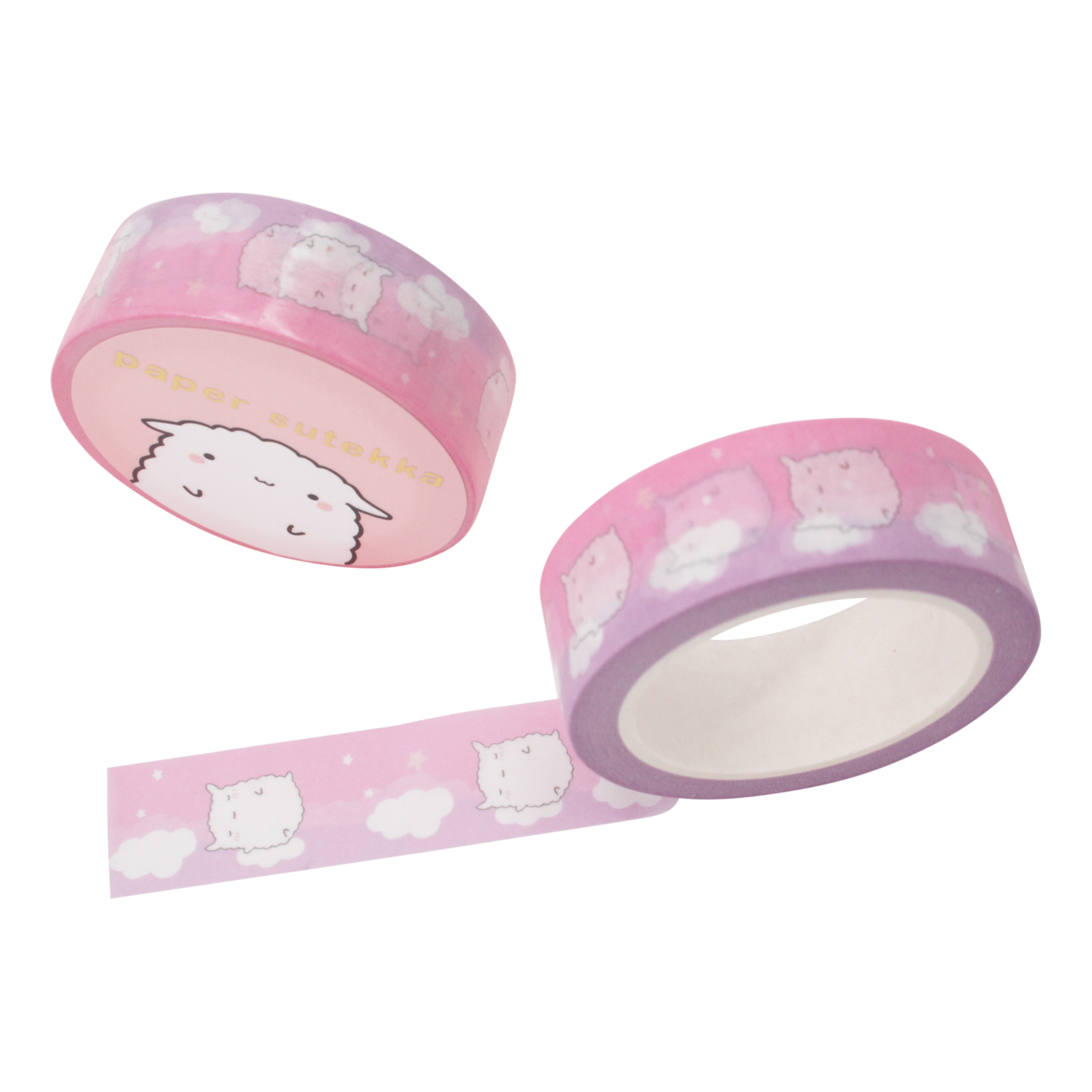 Washi Tape - Mika Dreamy Sleeping Clouds | Paper Sutekka