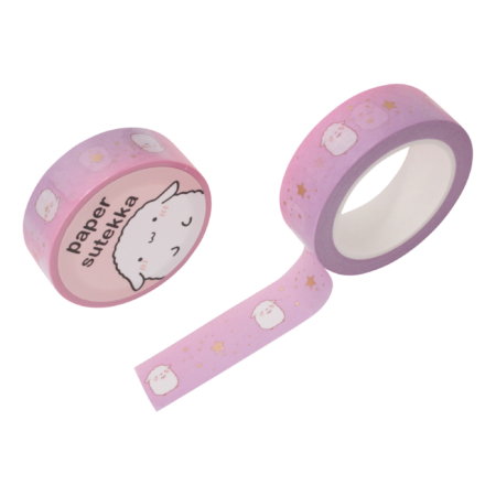 Washi Tape - Mika Dreamy Stars - Rose Gold Foil | Paper Sutekka