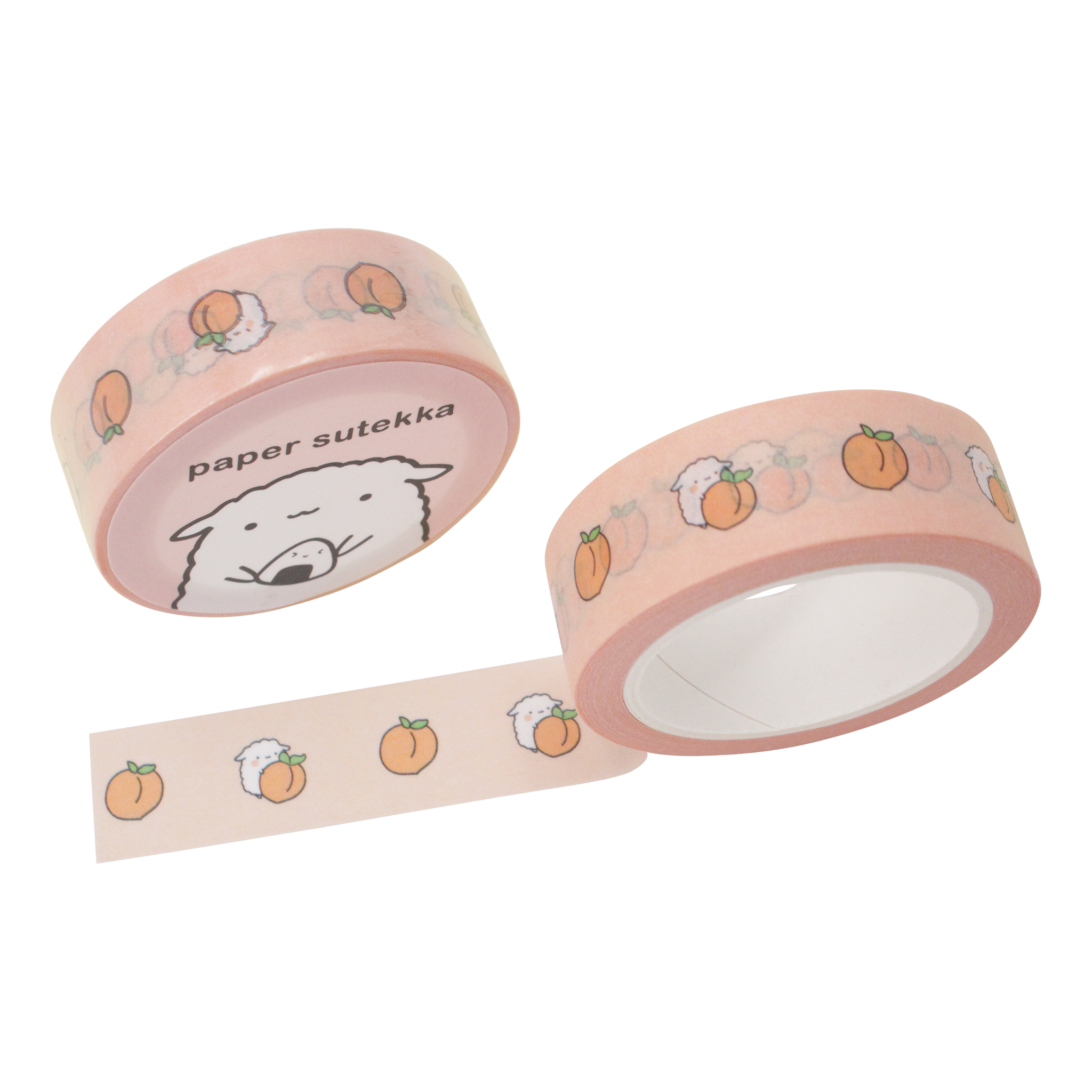 Washi Tape Mika Peach - Paper Sutekka | Paper Sutekka