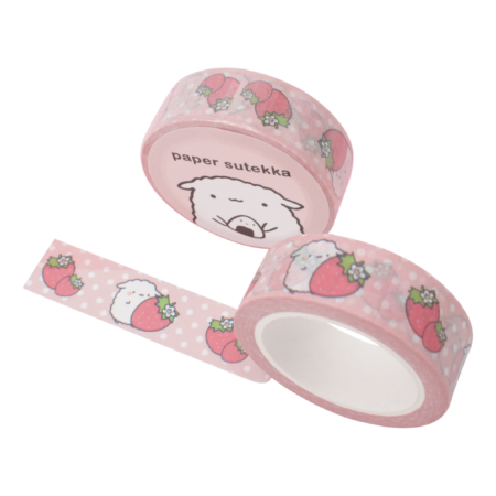 Washi Tape - Mika Strawberry | Paper Sutekka
