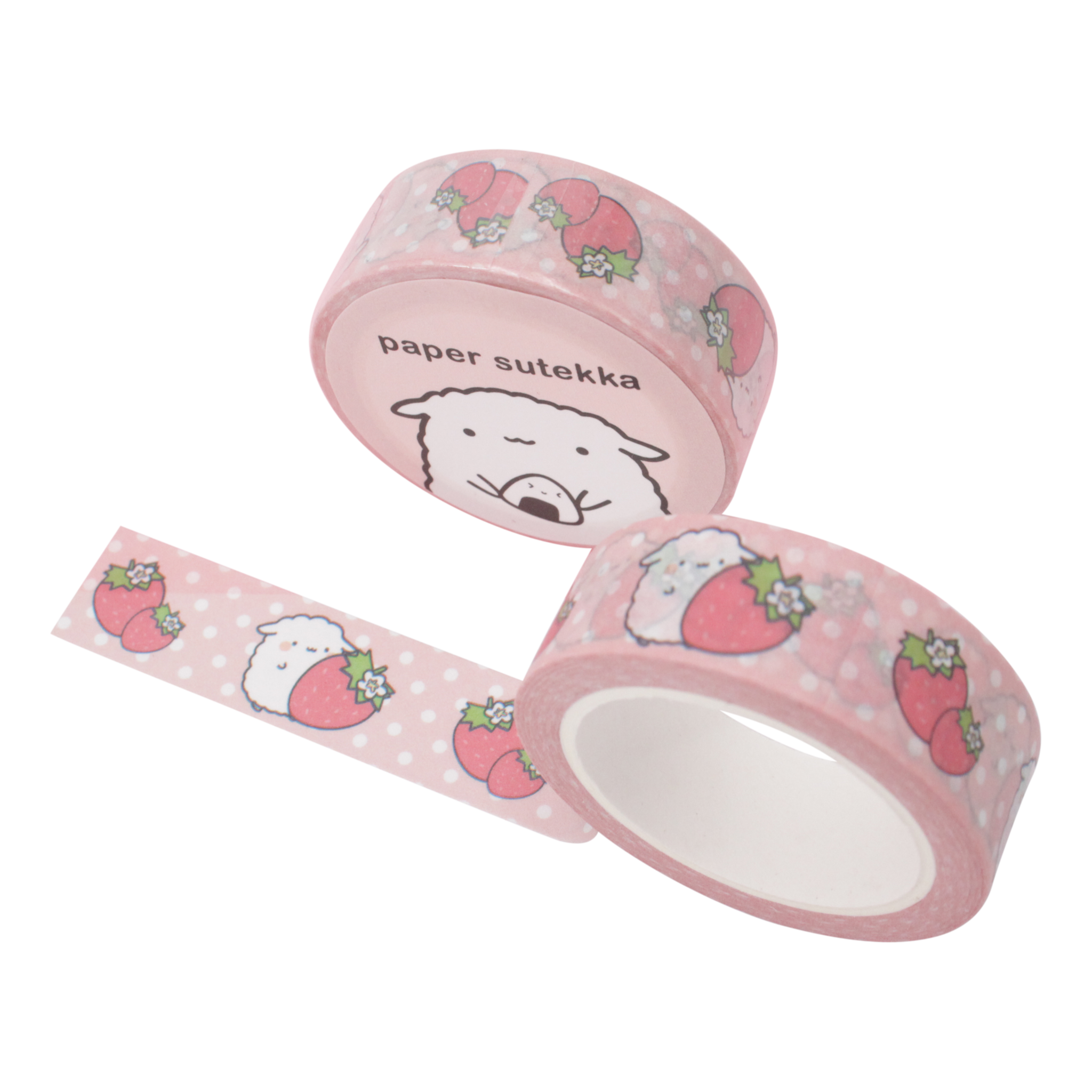 Washi Tape - Mika Strawberry | Paper Sutekka