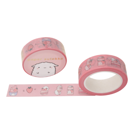 Washi Tape - Mochi Strawberry Desserts | Paper Sutekka