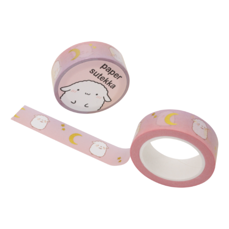 Washi Tape - Pink Moon Ombre - Gold Foil | Paper Sutekka