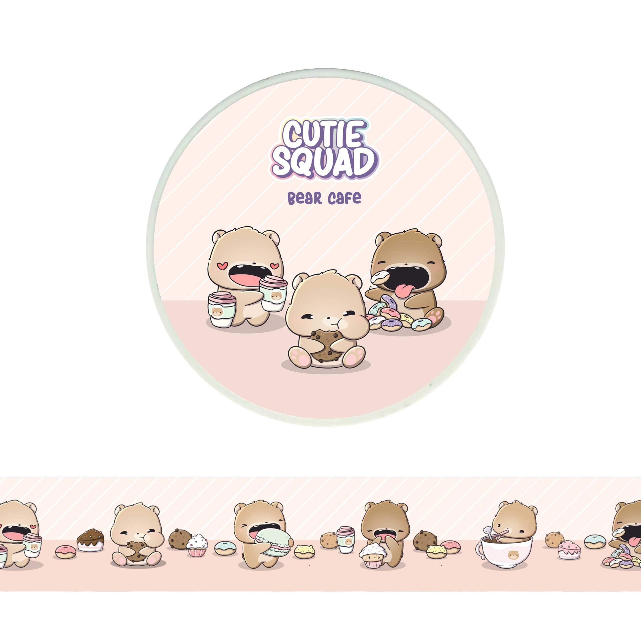 Washi tape Bear Cafe - CutieSquad | CutieSquad