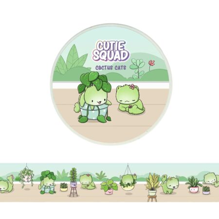 Washi tape Cactus Cats II - CutieSquad | CutieSquad