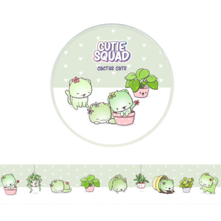 Washi tape - Cactus Cats | CutieSquad