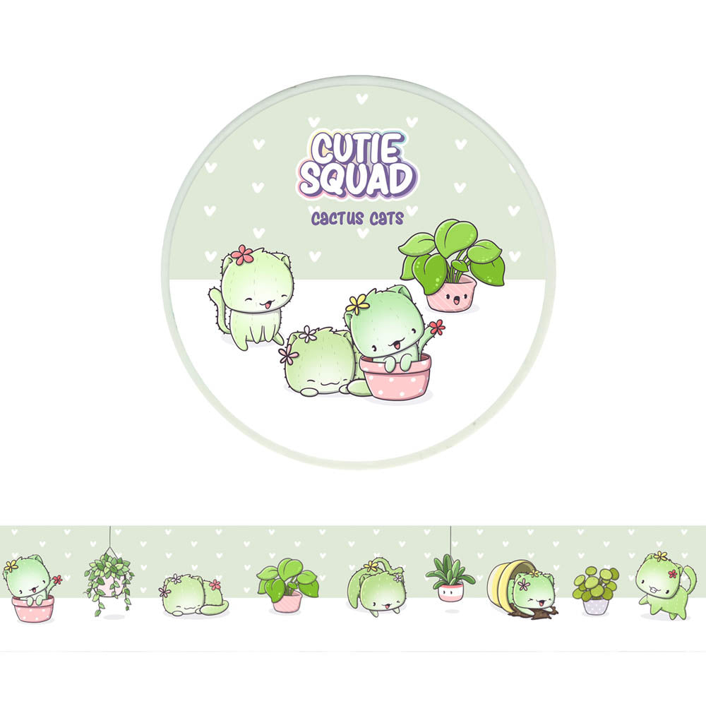 Washi tape - Cactus Cats | CutieSquad