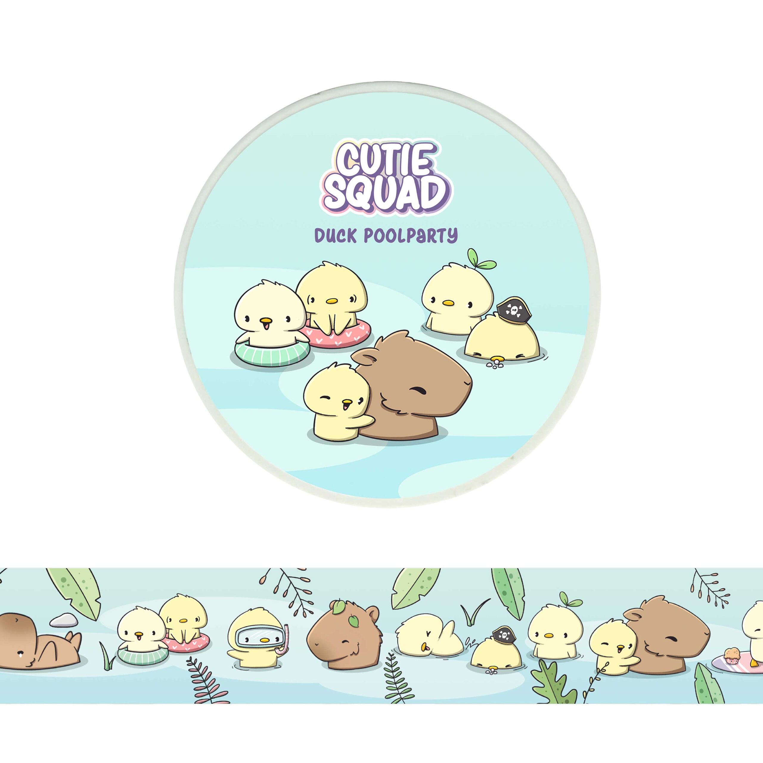 Washi tape Duck Poolparty - CutieSquad | CutieSquad