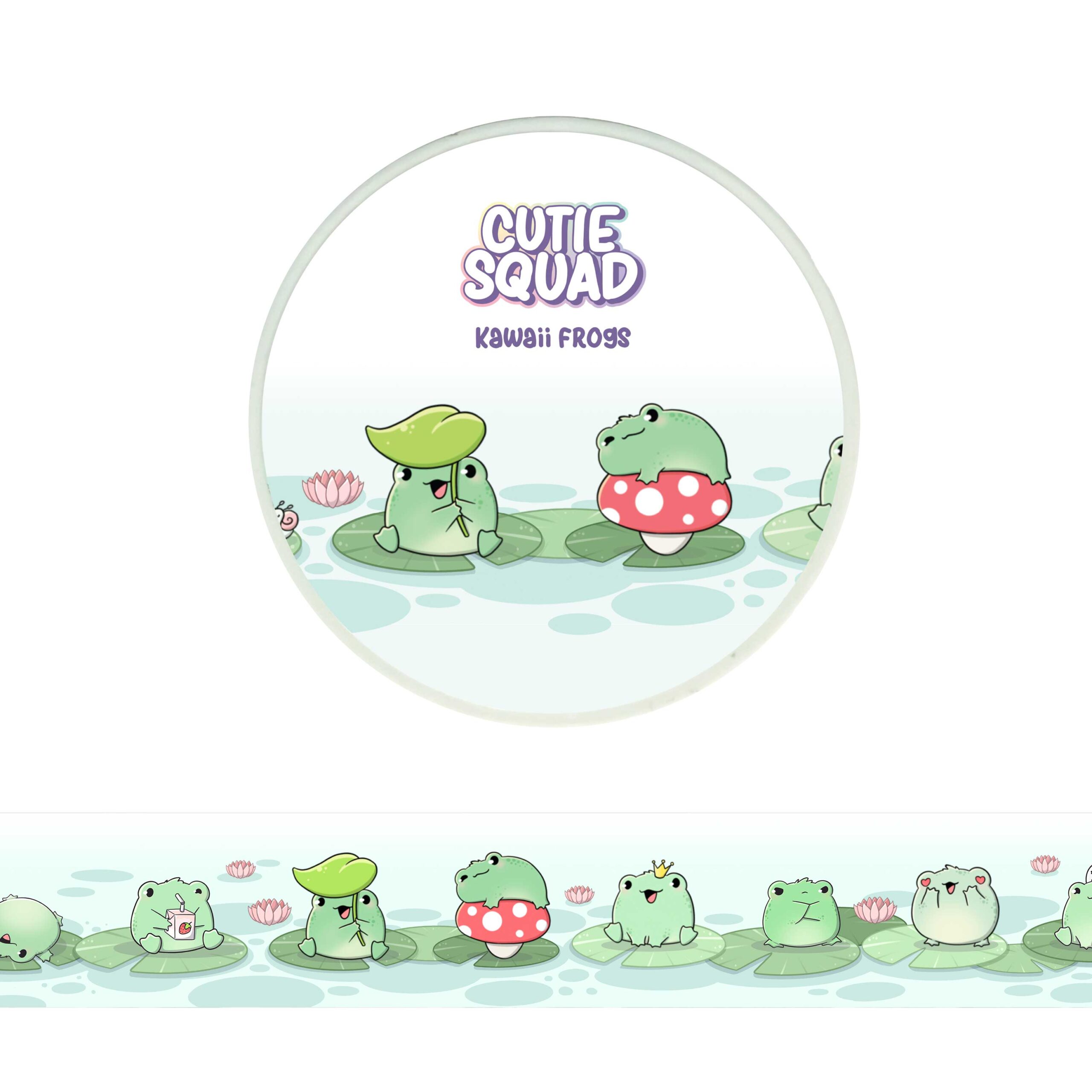 Washi tape Kawaii Frogs II - CutieSquad | CutieSquad