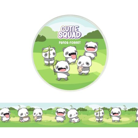 Washi tape Panda Forest - CutieSquad | CutieSquad