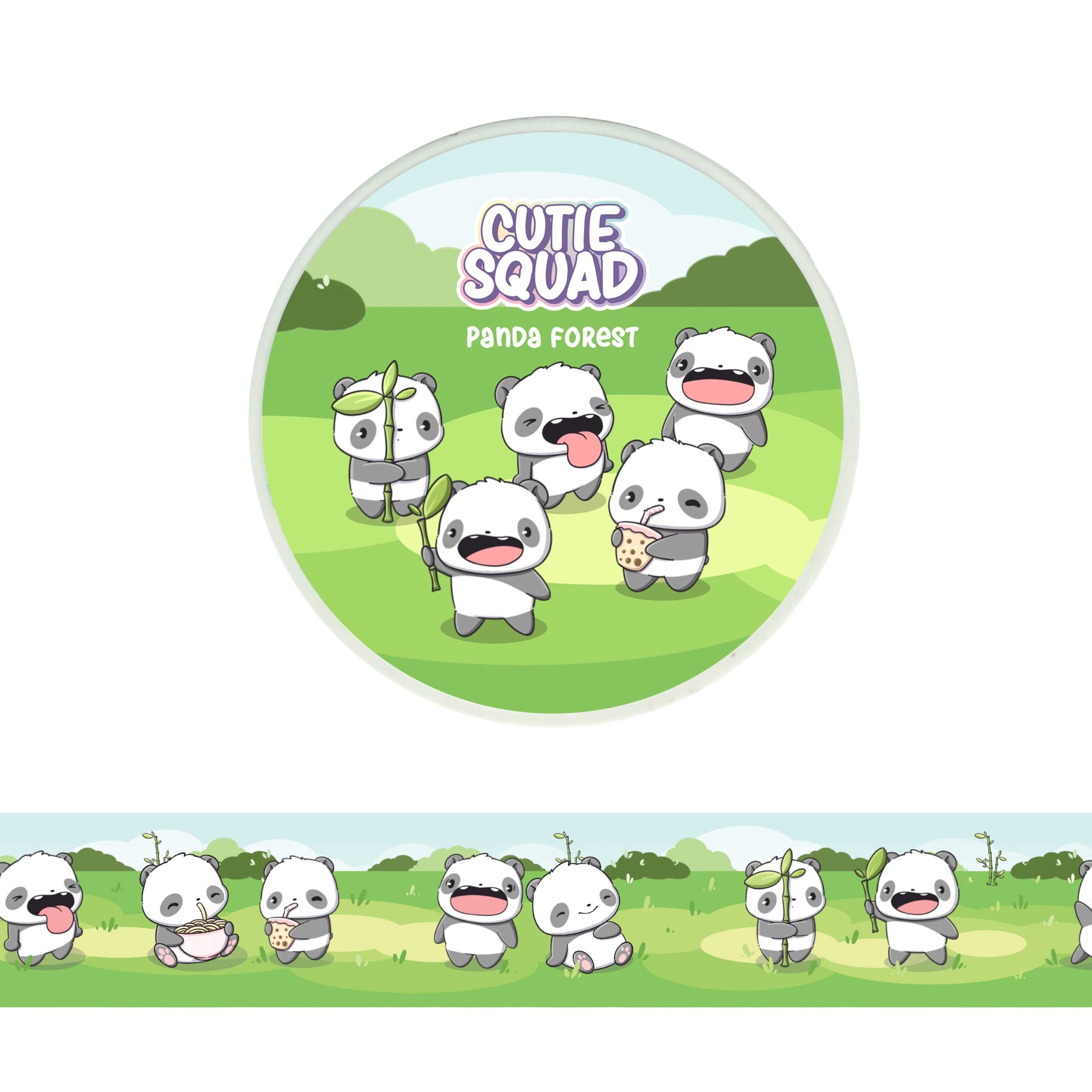 Washi tape Panda Forest - CutieSquad | CutieSquad