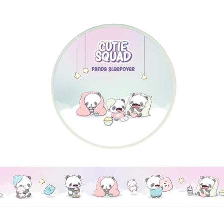 Washi tape - Panda Sleepover | CutieSquad