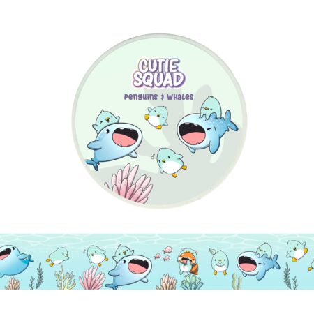 Washi tape - Penguins and Whales | CutieSquad