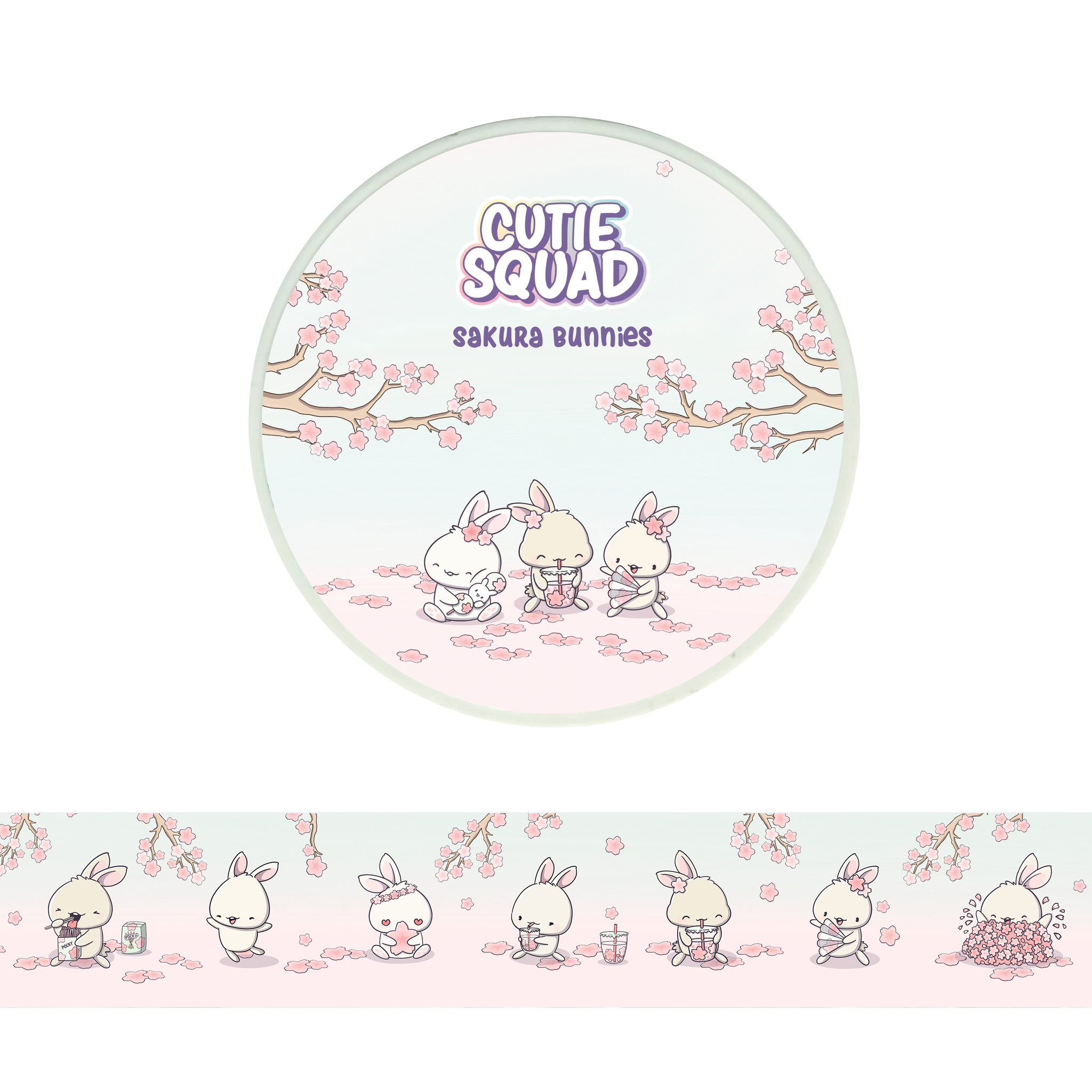 Washi tape - Sakura Bunnies | CutieSquad