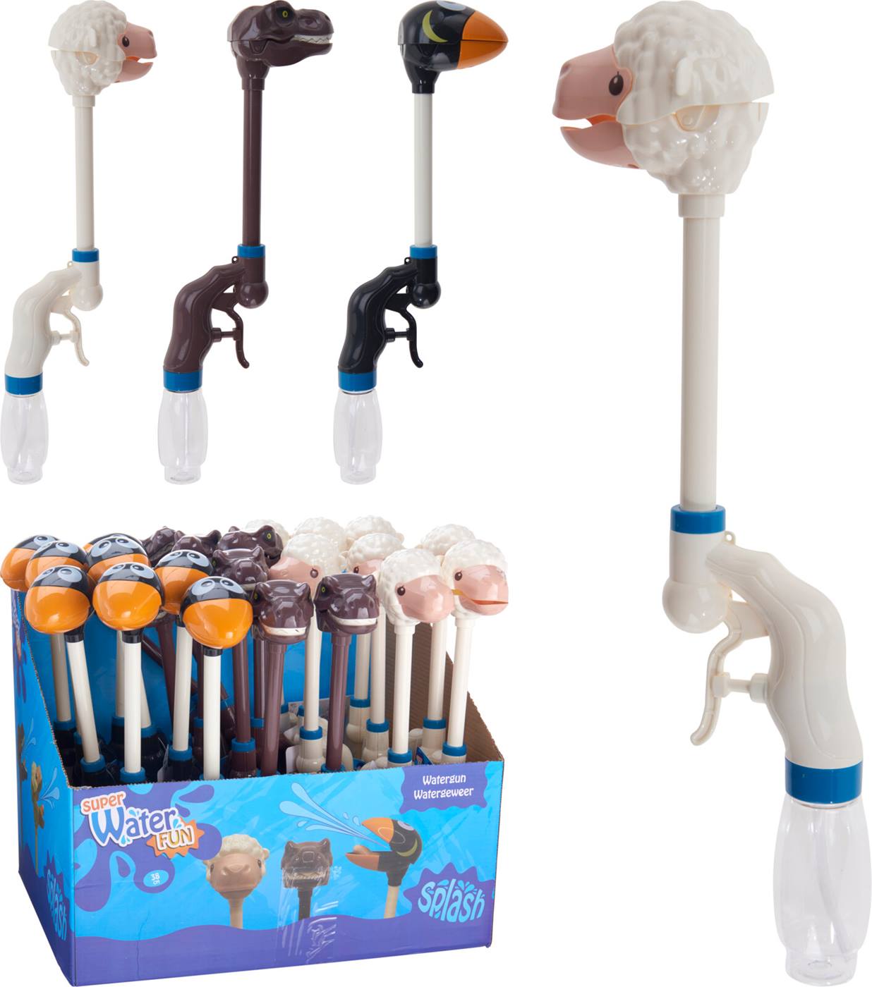 Waterpistool dieren 38cm | Merkloos