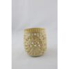 Waxinelichthouder beige 10x10x10cm | Mansion Atmosphere