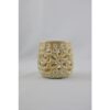 Waxinelichthouder beige 8x8x7cm | Mansion Atmosphere