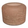 Waxinelichthouder glas roze L 18x13cm | Mansion Atmosphere