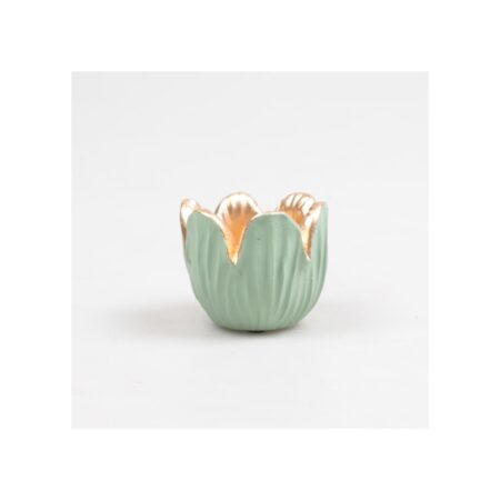 Waxinelichthouder tulp groen 8