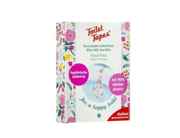 Wc Blokje Op Strip Floral Fest |