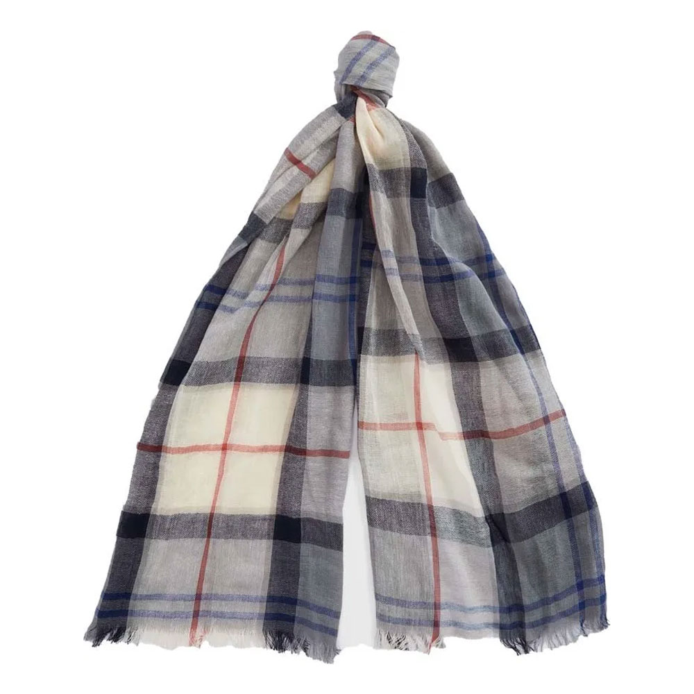 Welton tartan scarf Bleached Pine | Barbour