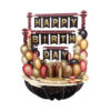 Wenskaart 3D Birthday Balloons |