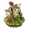 Wenskaart 3D Monkeys |