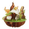 Wenskaart 3D Rabbits |